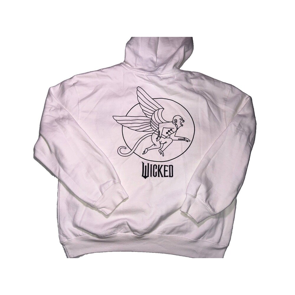 Wicked Paul Tazewell Target Hoodie Adult Large White Fleece Lined very clean